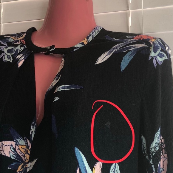 Free People | Electric Orchid Print Boho Swing Top - Picture 7 of 7